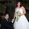 The Happy Couple Infront of the Resort