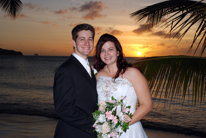 The Couple at Sunset