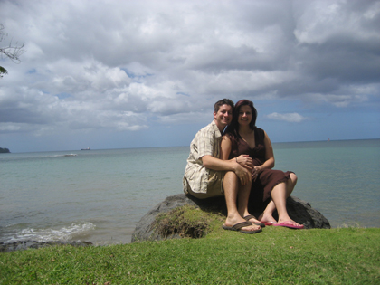 Us on the beach